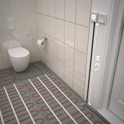 Plancher chauffant électrique Cable Kit Matt 120w/m2