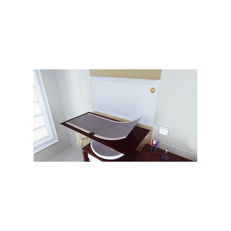 Miroir Net - Film chauffant anti-buée adhésif