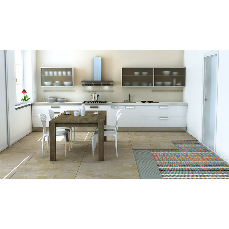 Plancher chauffant électrique Cable Kit Matt 120w/m2
