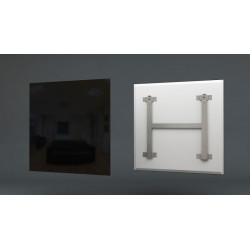 Ecosun Glass GS - Panneau Rayonnant en verre Blanc