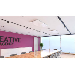 Ecosun Glass GS - Panneau Rayonnant en verre Blanc