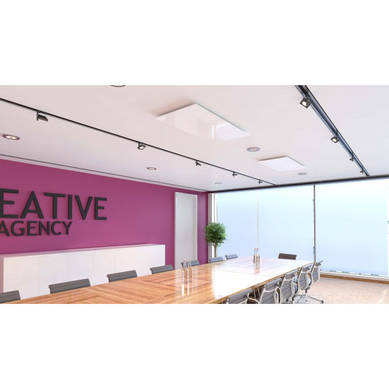 Ecosun Glass GS - Panneau Rayonnant en verre Blanc