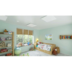 Ecosun Glass GS - Panneau Rayonnant en verre Blanc