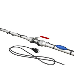 Frost protection of pipes