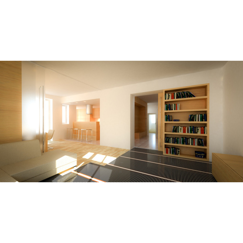 Plancher chauffant électrique Ecofilm Set 130W/m2