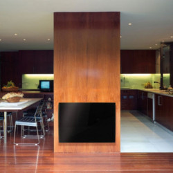 Radiant glass panel NOIR