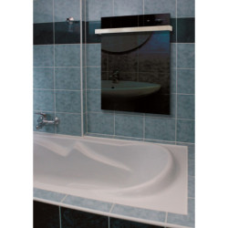 Radiant glass panel NOIR