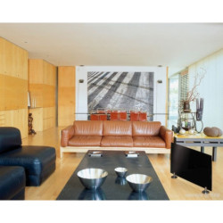 Ecosun Glass GR - Panneau Rayonnant en verre Noir