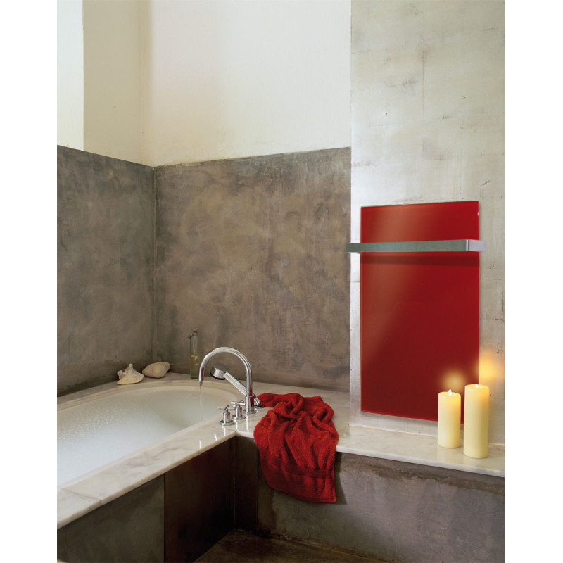 Radiant glass panel ROUGE