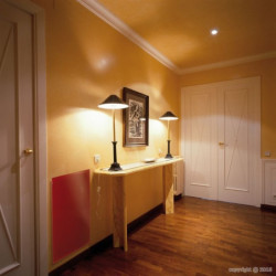 Radiant glass panel ROUGE