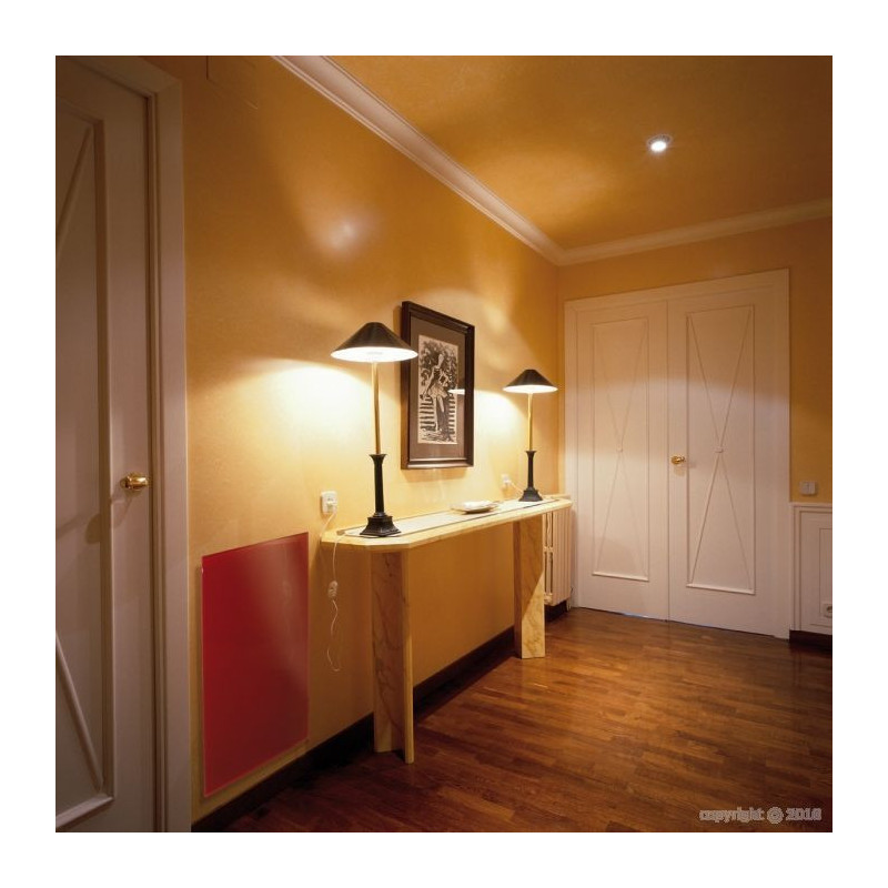 Radiant glass panel ROUGE